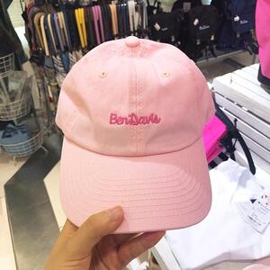 벤데이비스 핑크 야구 모자