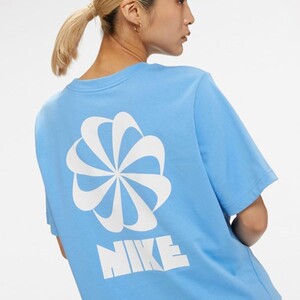 나이키 스포츠웨어 서커 72 여성 박시 티셔츠 블루