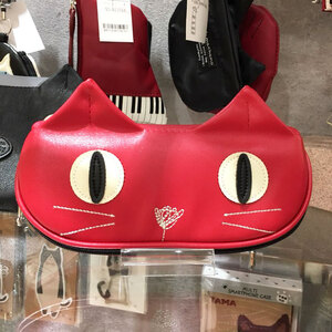 노아패밀리 고양이 미미 안경 케이스 레드 J355-R